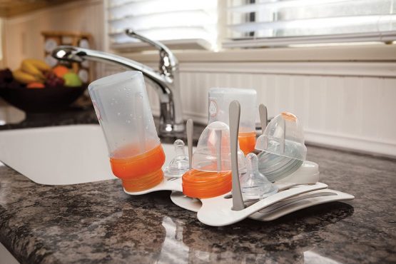 Prince Lionheart Compact Drying Station | Space-saving Drainer For Infant & Baby Bottles | BPA, Phthalate, PVC, Latex & Lead |Tray Hold Excess Water | Easy To Assemble - Image 4