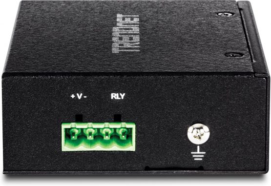 TRENDnet Industrial SFP to Gigabit PoE+ Media Converter 40km (Black) V1.0R Black TI-PF11SFP - Image 3