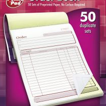 Pukka Pad, NCR Duplicate Order Book 137 x 203mm Pack of 5