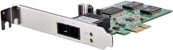 StarTech PEX1000MMSC2 PCI Express (PCIe) Gigabit Ethernet Multimode SC Fibre Network Card Adapter NIC, 550 m, PCIe GbE Fibre Optic Network Card