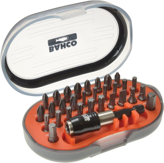 Bahco 60T311 60T/311 Bit Set includes Torx/ PH/ PZ/ TZ/ SL/ HEX (31 Pieces)