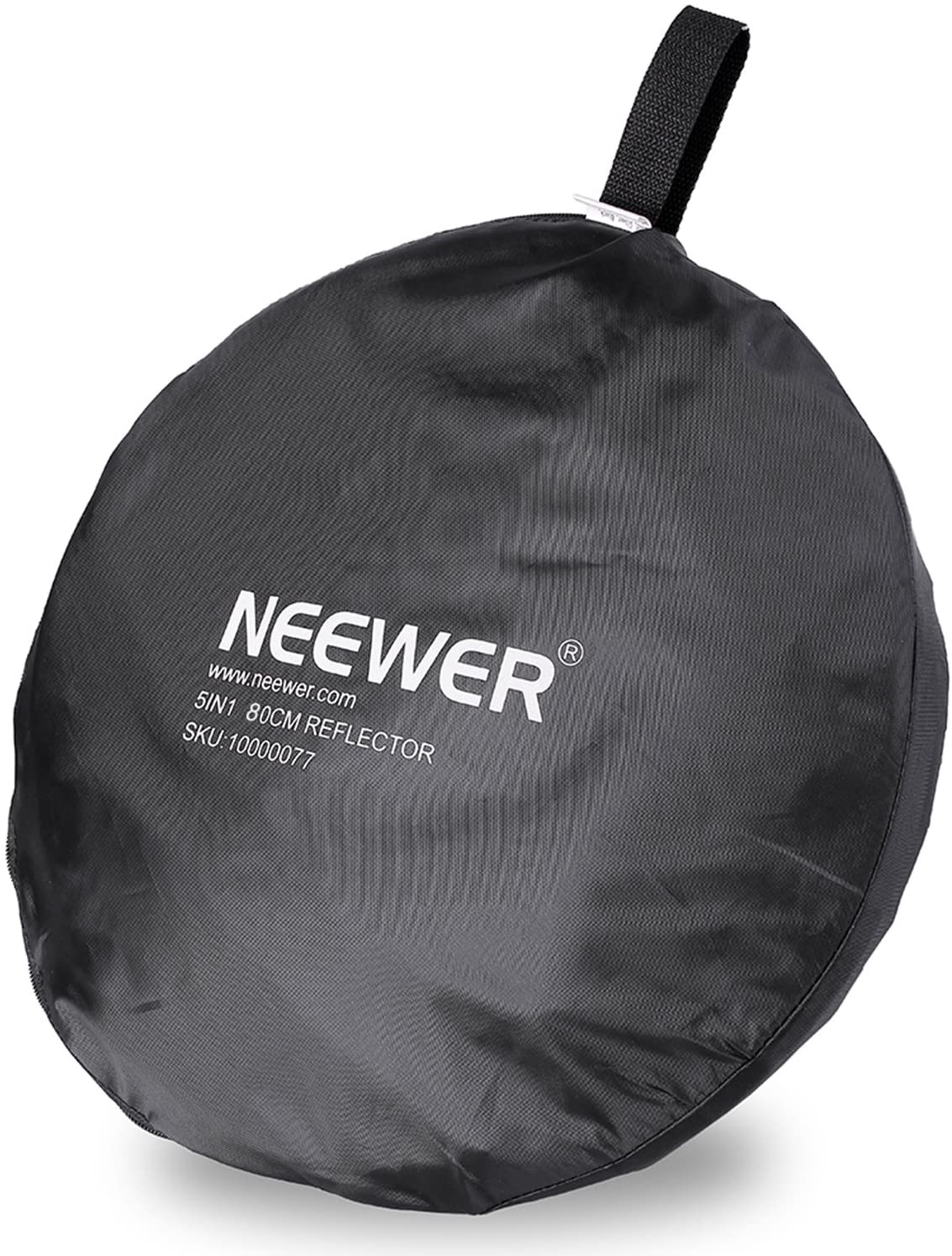 NEEWER 32 Inch/80 Centimeter Light Reflector Light Diffuser 5 in 1 Collapsible Multi Disc with Bag, Translucent, Silver, Gold - Image 2
