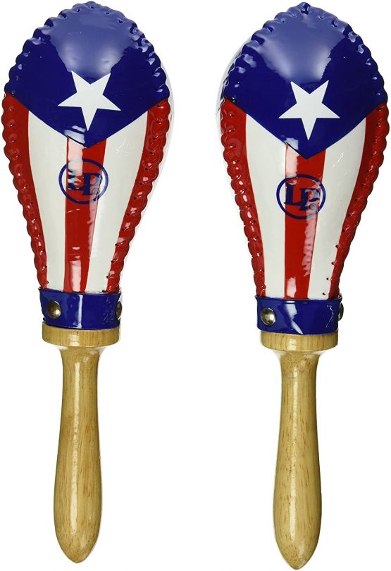 LP Latin Percussion Salsa Rawhide Maracas LP393-PR