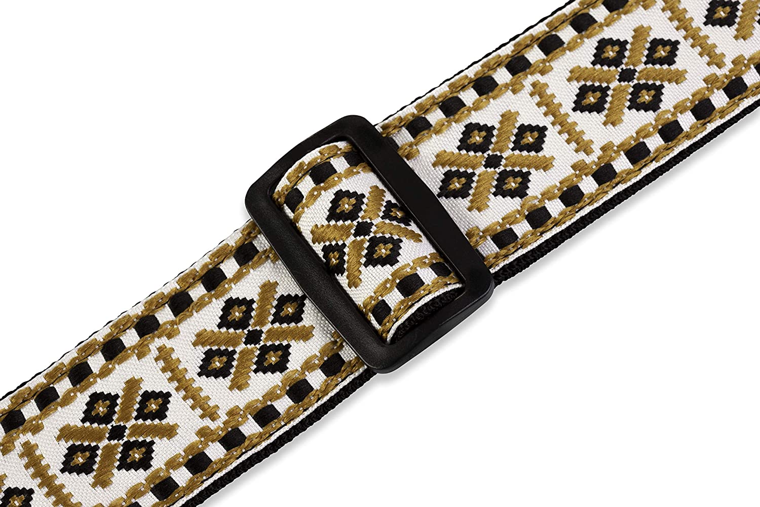 Levy's M8HT-07 2 inch Style 07 60's Style Hootenanny Jacquard Weave Guitar Straps with Leather Back - Image 3