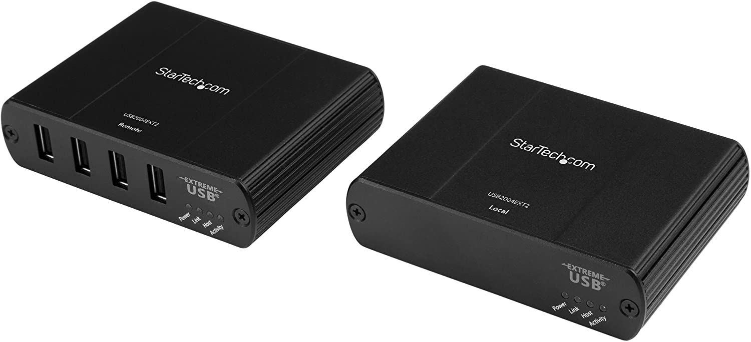 StarTech.com Newer version available USB2004EXT2NA; 4-Port USB Extender, Up to 330 ft (100m) USB 2.0 over Cat5/Cat6 Extender
