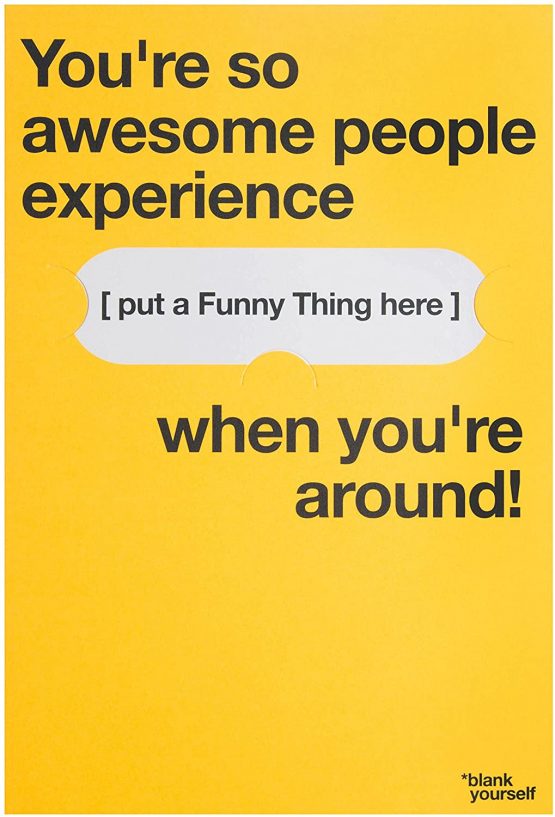 Hallmark Personalisable Card 'Funny Things' - Medium [Old Model]