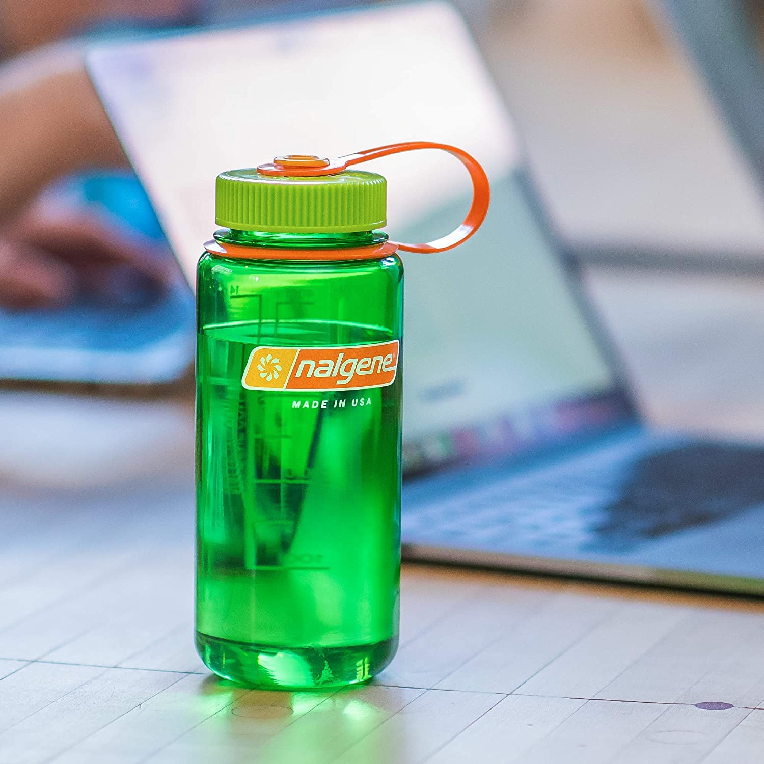 Nalgene Everyday WH Bottle - 500 ml, Blue, Aluminium - Image 3