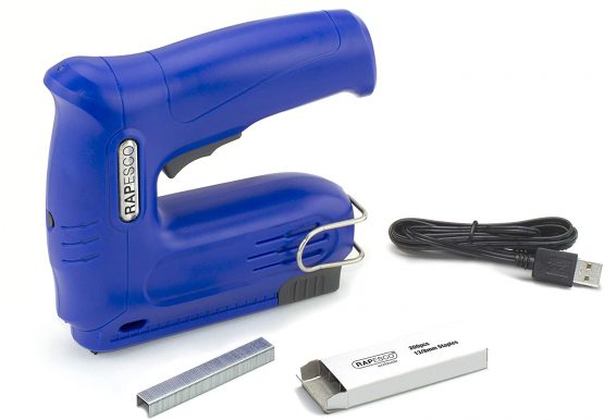Rapesco 1570 T12-USB Cordless Staple/Nail Gun with 200 Staples (Blue) - Image 2