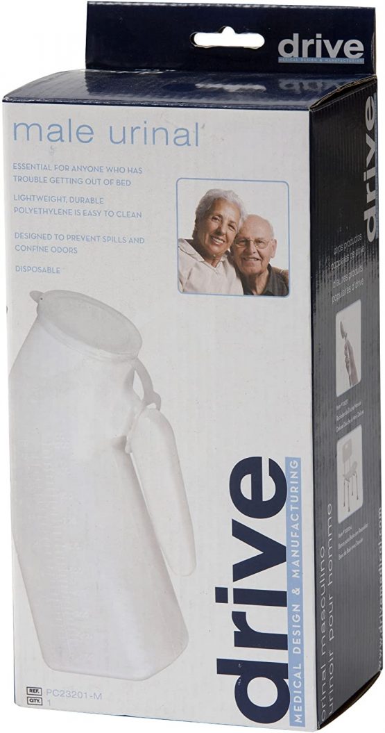 Drive Durable Male Urinal with Handle