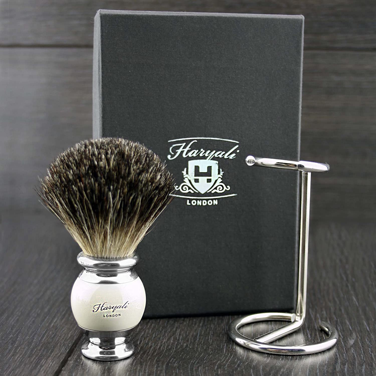 Haryali London Shaving Brush, Super Badger Shaving Brush, Elegant and Unique Design, Badger Hair Shaving Brush - Image 2