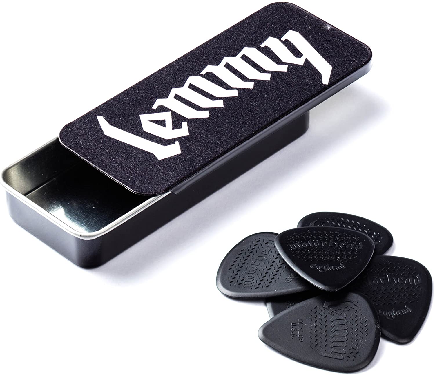 Jim Dunlop MHPT02 Lemmy 1.14 Pick Tin, Assorted Colors, S