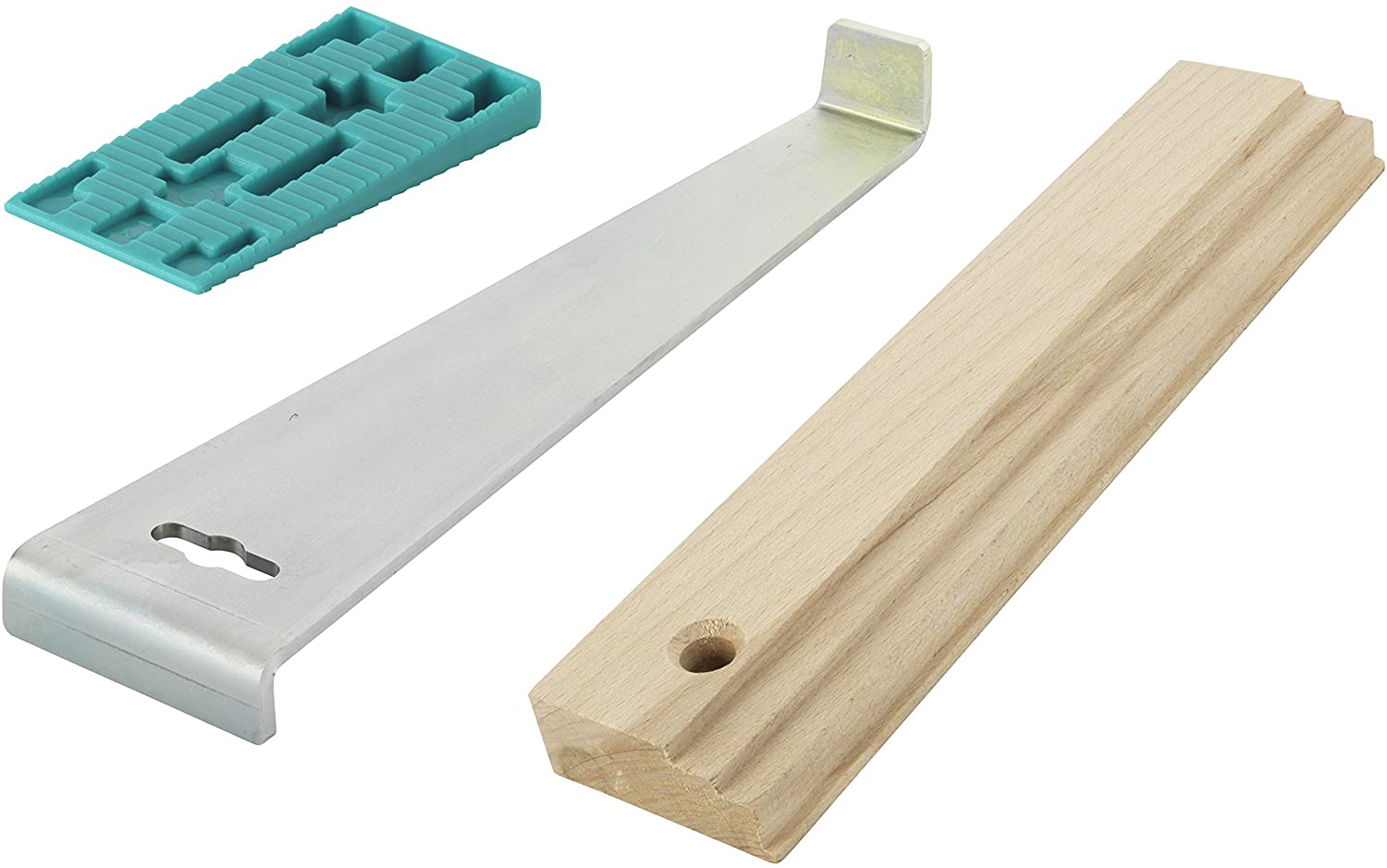 wolfcraft Laying Set for Laminate Parquet, Cork, 22 pcs. I 6931000 I Attractively Priced Set of Basic Equipment for Laying Flooring