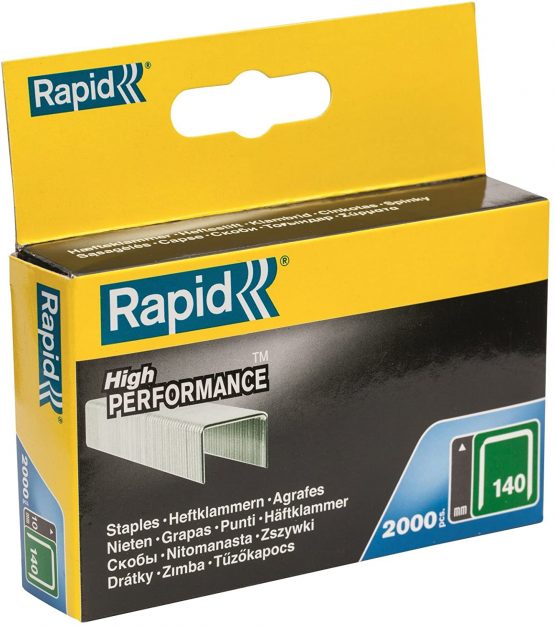 Rapid RPD1408 High Performance Staples, No.140, Leg Length 8 mm, 11908131 - 2000 Pieces - Image 2