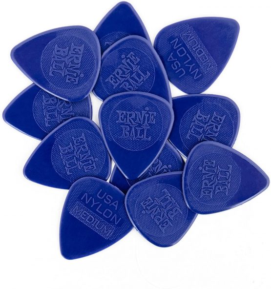 Ernie Ball P09136 Medium Injection Molded Nylon Picks 0.72mm bag of 12 - Image 2