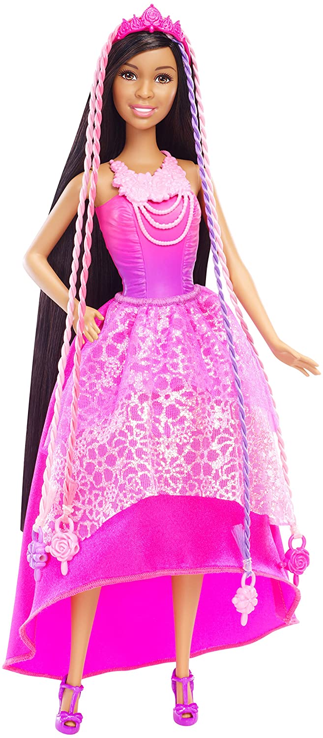 Barbie Endless Hair Kingdom Snap 'n Style Princess Nikki Playset, Pink,purple