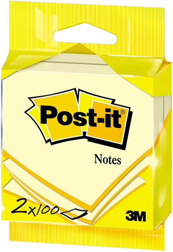 Post-it 6822Y 76x76 mm Notes - Canary Yellow (Pack of 2)