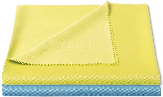 E-Cloth Glass & Polishing Cloth, Microfibre, Assorted Colours, 2 Pack - Image 4