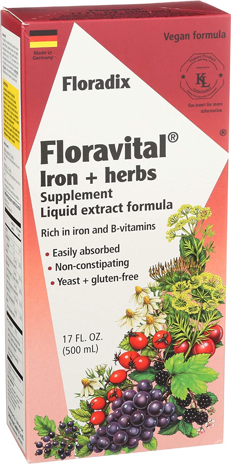 Floradix Floravital Liquid Iron and Vitamin Formula (500 ml), 500 ml (Pack of 1) - Image 2