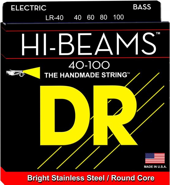 DR Strings Hi-Beam - Stainless Steel Round Core 40-100