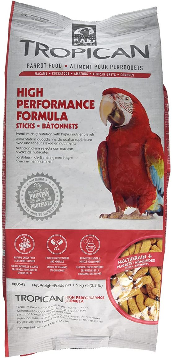 Hari Tropican Parrot High Performance Sticks, 1.5 kg