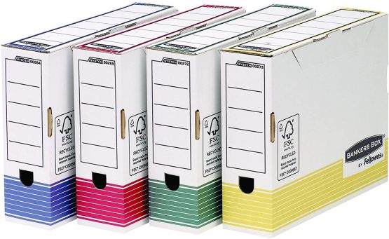 Fellowes 0026401 Box and Range-Archives – Boxes ranges-Archives (Blue, White, A4, 5 x 405 x 385 mm) - Image 3