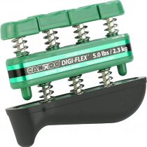 Hand exerciser - finger grip strengthener Cando Digi-Flex®, green (medium)