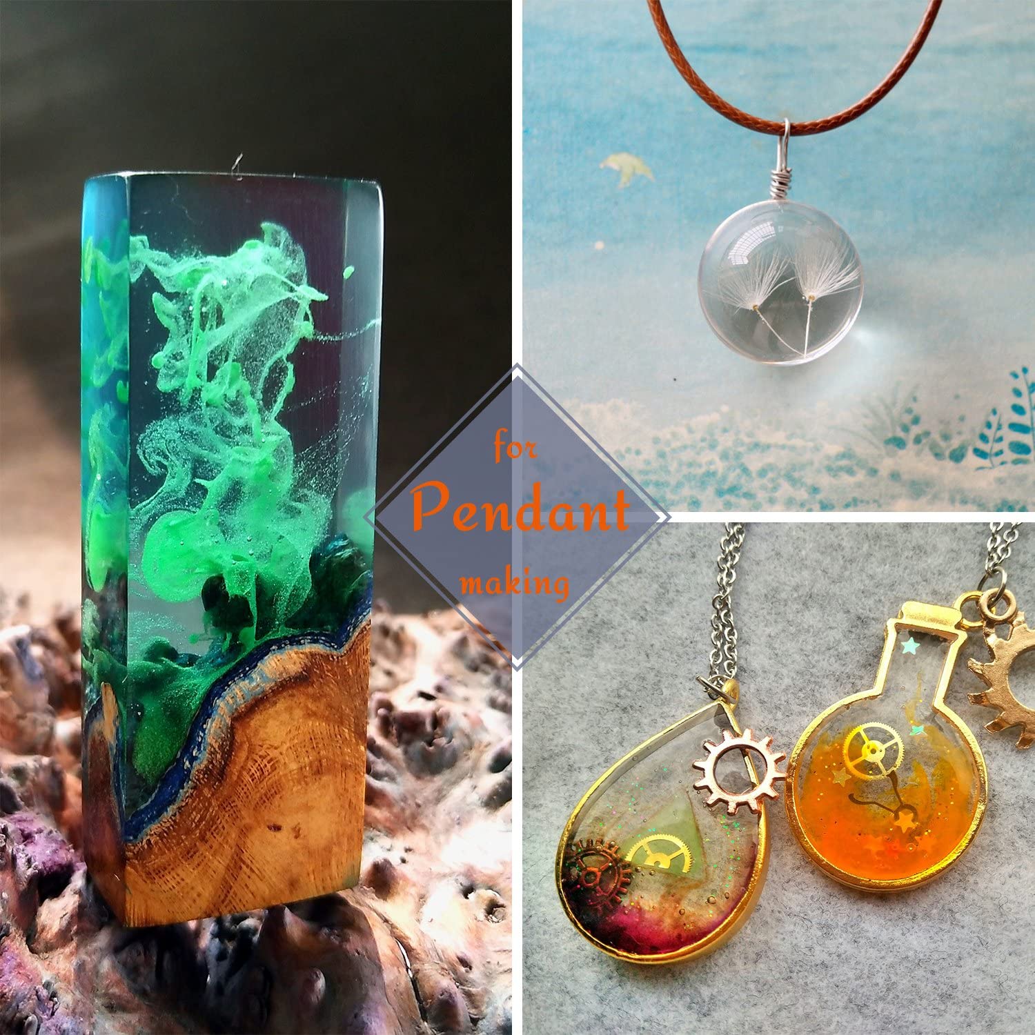 Epoxy Resin Kit, 540ml / 600g Crystal Clear Epoxy Resin for Casting and Coating - Image 3