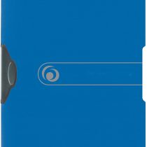 Herlitz Easy Orga To Go A4 PP Express Clip File - Opaque Blue (Pack of 5)