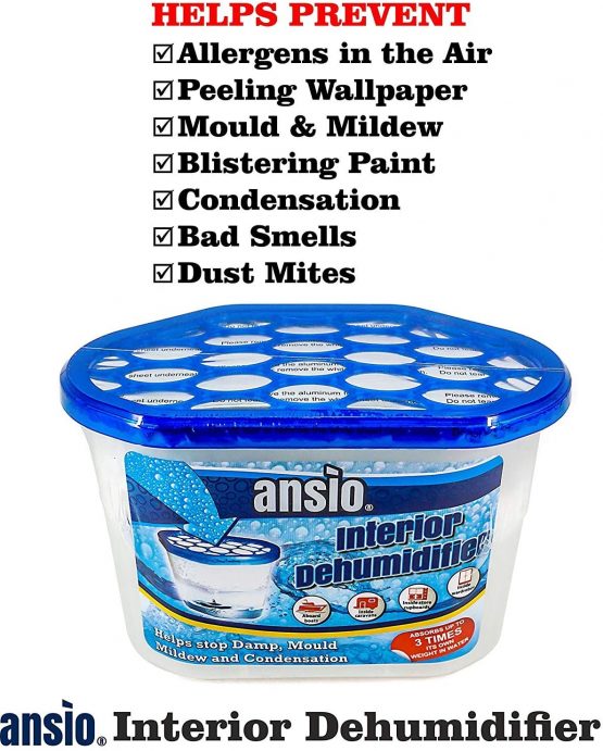 ANSIO Interior Dehumidifier, Condensation Remover ...