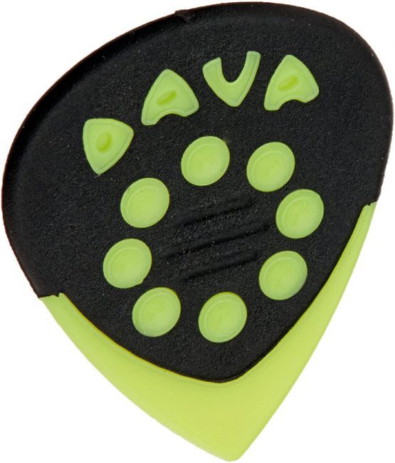 Dava Jazz Grip Nylon Picks For Guitar - Hang Bag With 6 Pieces, 9124