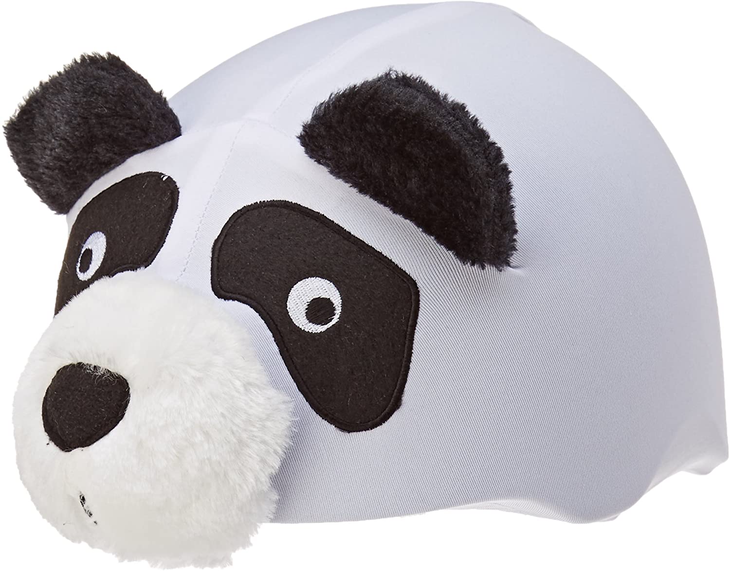 COOLCASC PANDA Multisport Helmet Cover, white, black