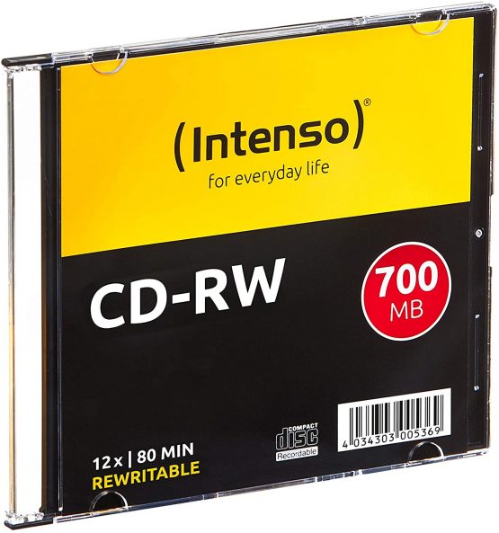 Intenso CD-R 80-Minute 700 Mb 12X Speed Re-Writable CD Media Slim Jewel Case (Pack of 10) - Image 2