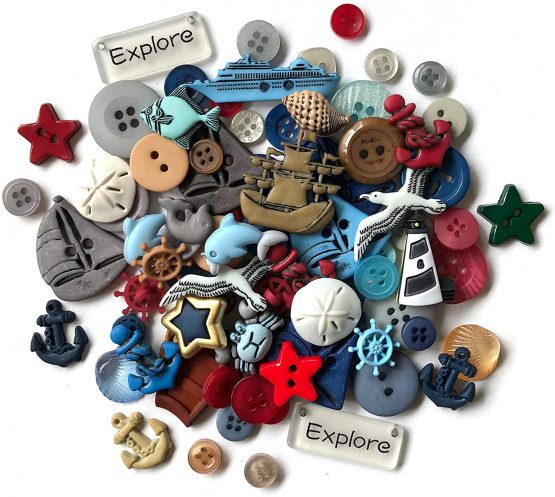 Buttons Galore Nautical, Multi-Colour, 0.6 - Image 4