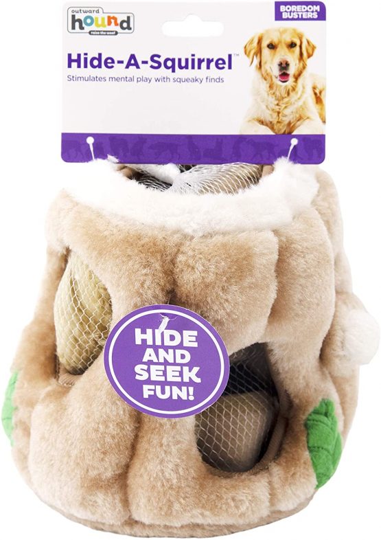 Outward Hound Hide A Squirrel Plush Dog Toy Puzzle, Large - Image 2