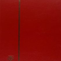 A4 Stamp StockBook-64 Black pages -Red
