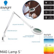 Daylight Company MAG Lamp S, Metal, 12 W, White, 56x17.5x75cm