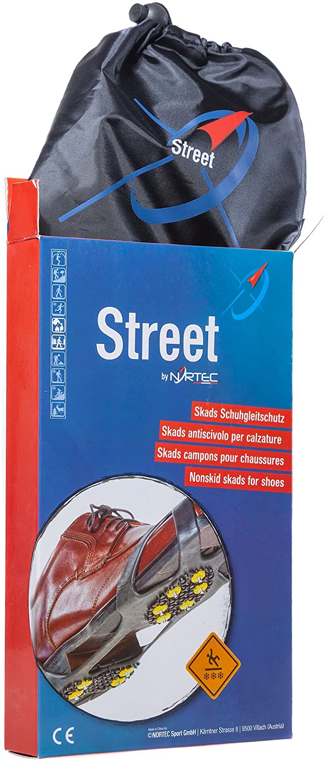 Nortec Unisex Adult STREET Shoe Spikes - Black, M (EUR 37-40, M (UK 4-6.5) - Image 3