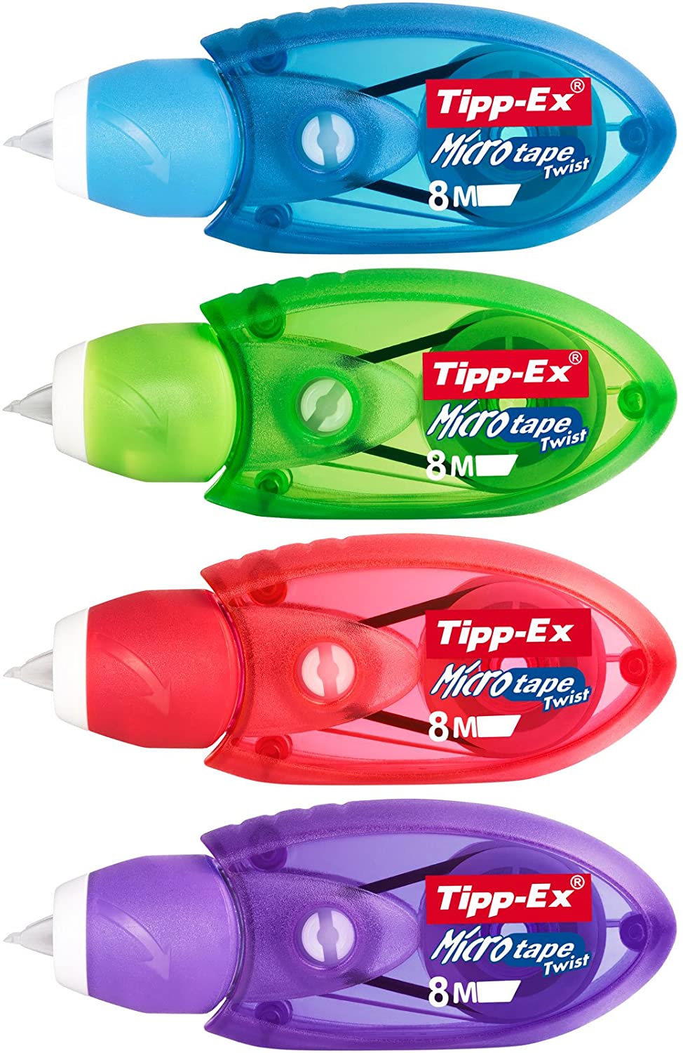 Tipp-Ex Micro Tape Twist Correction Tapes - Assorted Body Colours, Box of 10, multicoloured, Pack of 10 - Image 4