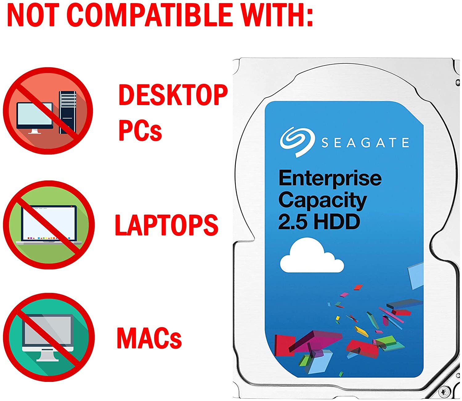 Seagate 1TB 128MB 7200RPM SAS Enterprise Cap2, ST1000NX0453 (Enterprise Cap2), 1 TB - Image 2