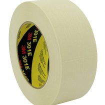 3M 301E Performance Industrial Masking Tape, 36 mm x 50 m, Beige (Pack of 24)