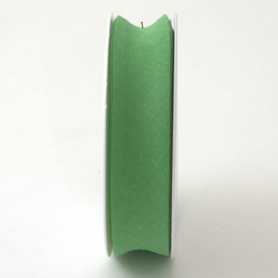 Inastri 25/5/5 mm Cotton Bias Binding, Emerald Green - Image 4