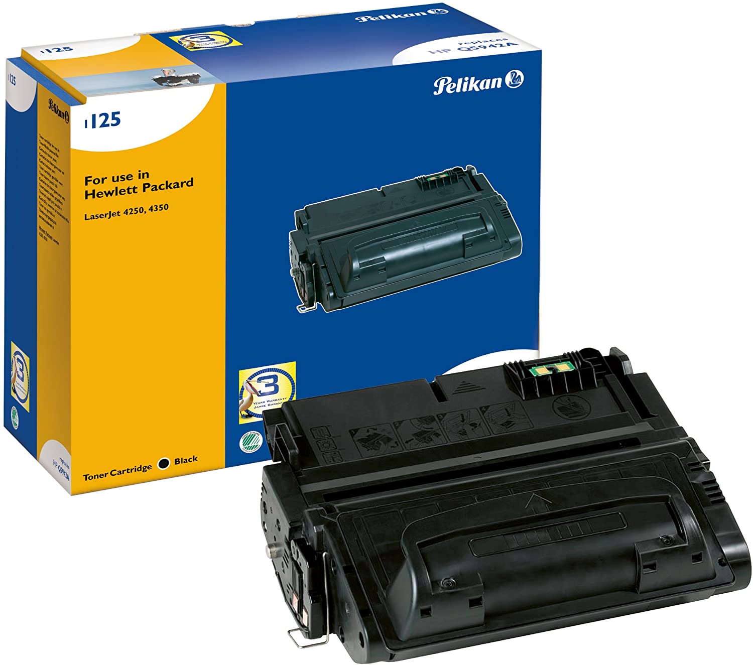 Pelikan 1125 - Toner cartridge ( replaces HP Q5942A ) - 1 x black - 10000 pages, Standard
