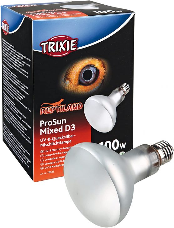 Trixie ProSun Mixed D3 Self Ballasted UV B Lamp, 100 Watt, 125 ﾗ 285 mm