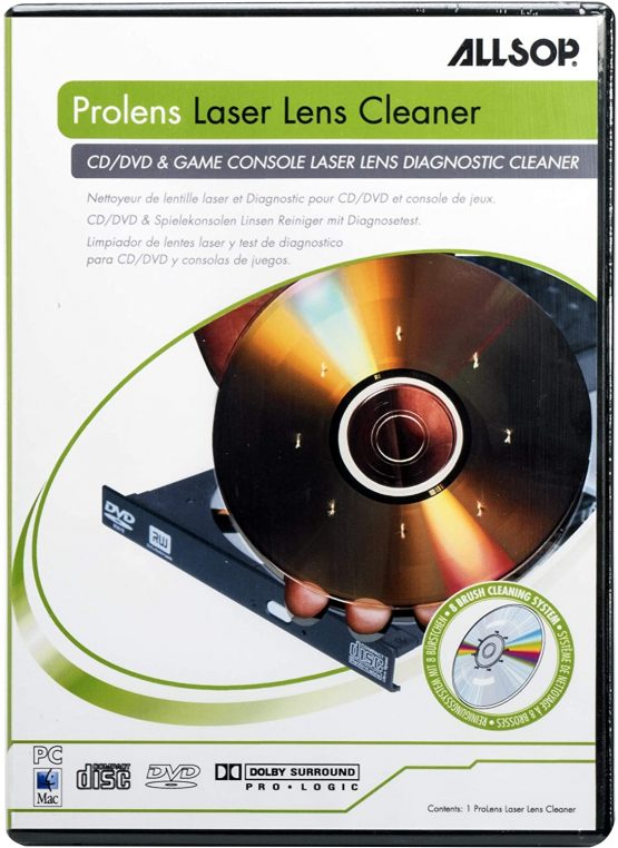 ALLSOP 59147 ProLens Laser Lens Diagnostic Cleaner for DVD and CD