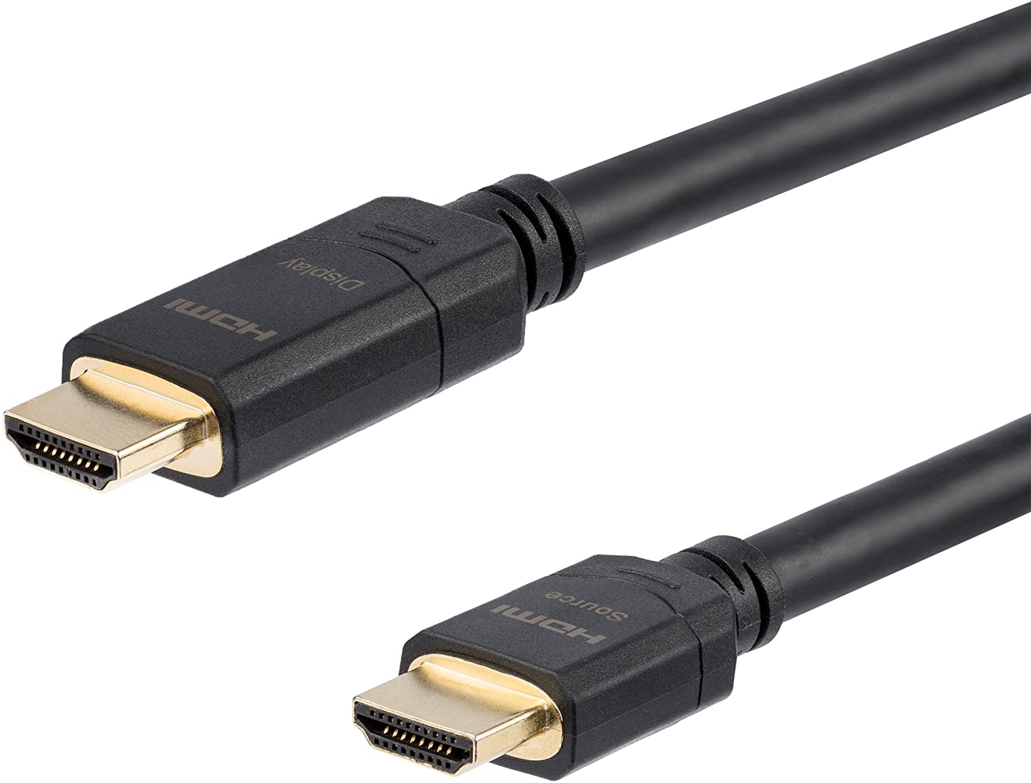 StarTech 80ft (24.3m) Active High Speed HDMI Cable, 4K 30Hz, 1080p 120Hz, HDCP 1.4/ARC, Gold Plated Connectors