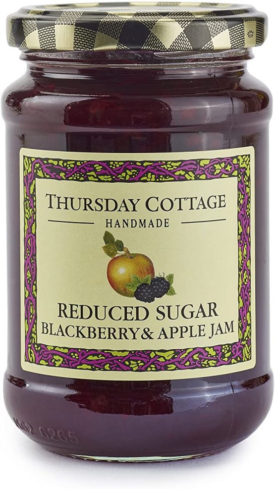 Thursday Cottage Reduced Sugar Blackberry & Apple Jam 315g (Pack of 6)