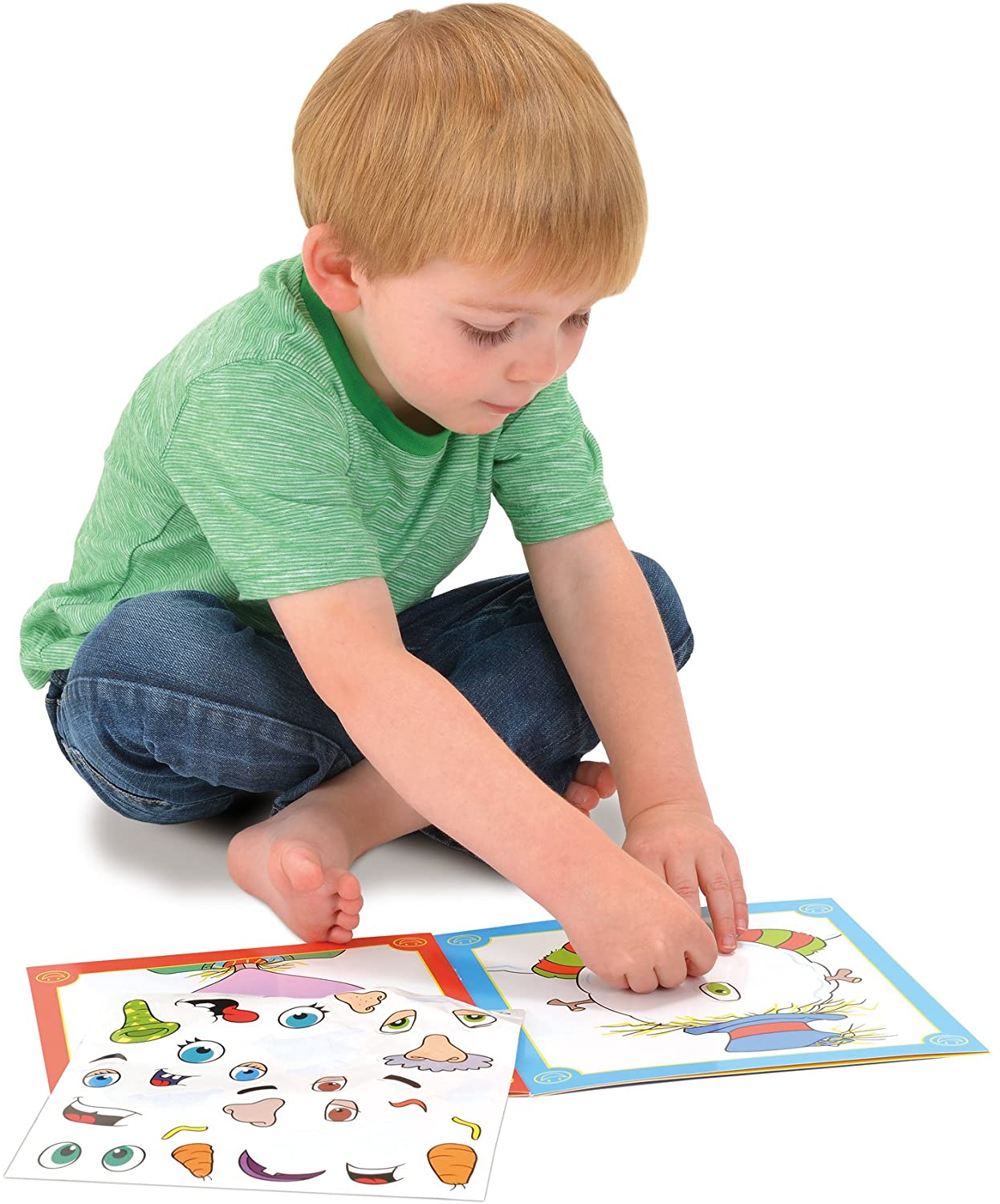 Galt Toys, Funny Faces Sticker Book,Kids Sticker Book, Ages 3 Years Plus, Multicolor - Image 3