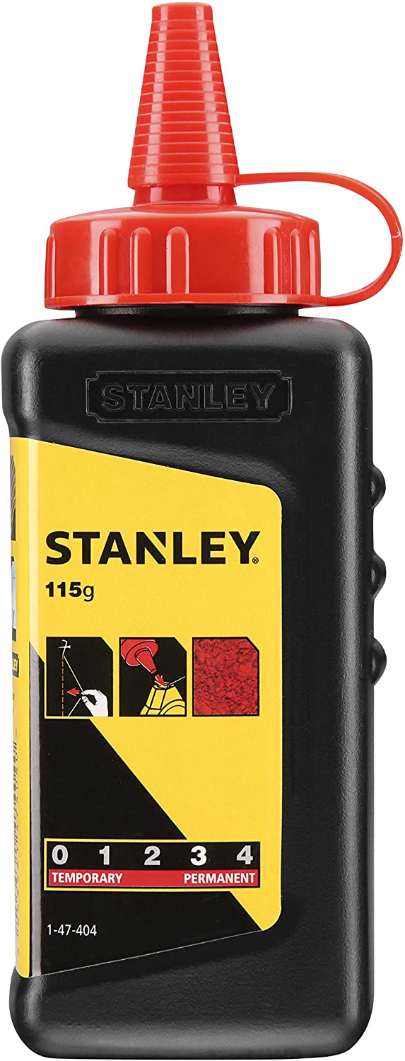 STANLEY 115g Red Chalk Powder, 1-47-404 - Image 2