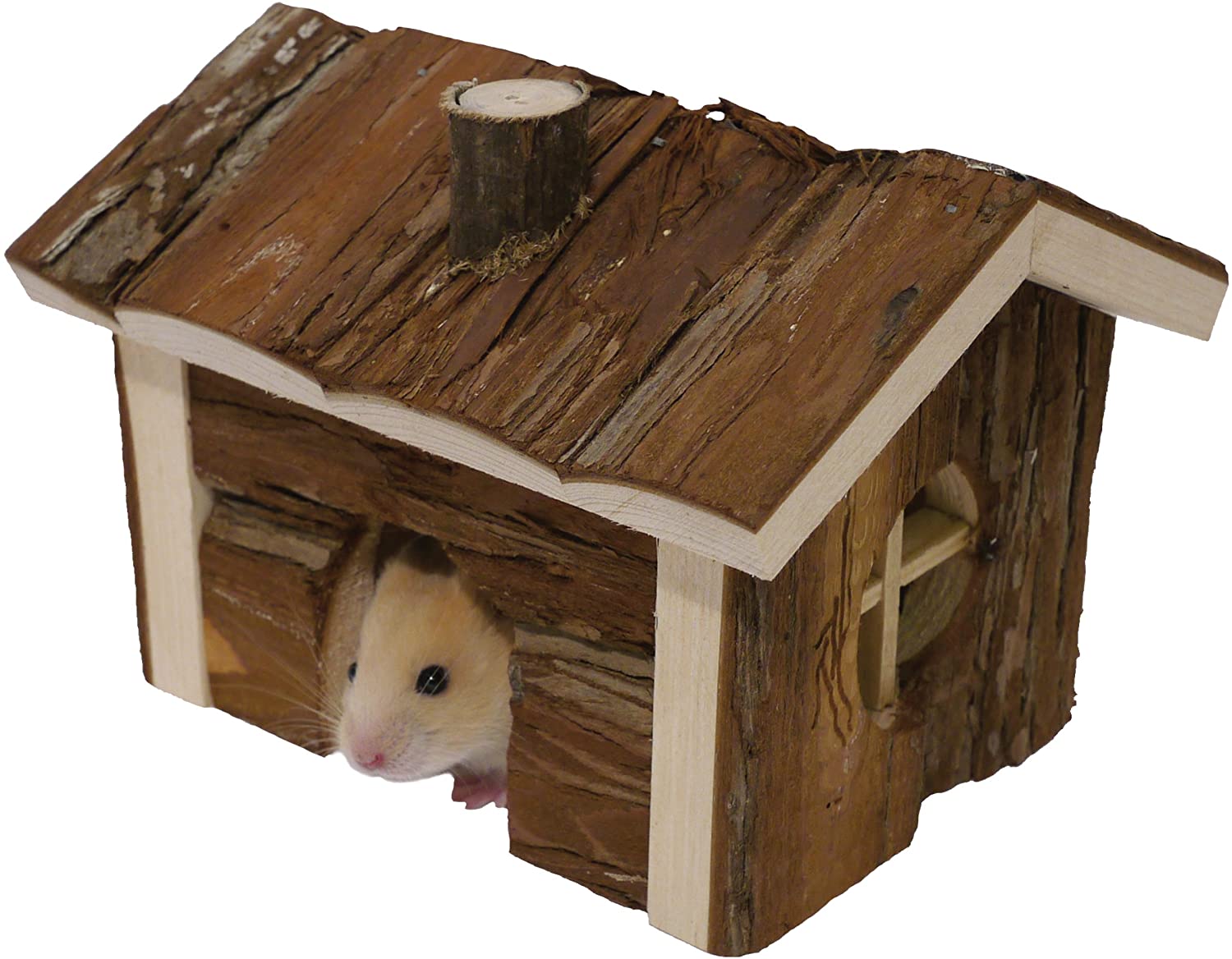 Rosewood Small Animal Activity Toy forest Cabin Boredom Breaker BigaMart