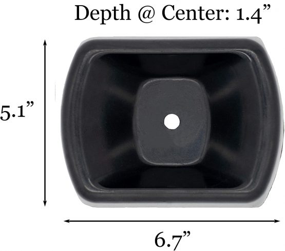 Caravanture Jockey Wheel Chock for Caravans and Trailers - Unbreakable Rubber Stabilizer Dock for Jack Caster Wheels - Suitable For 15cm Jockey Wheels - Image 4